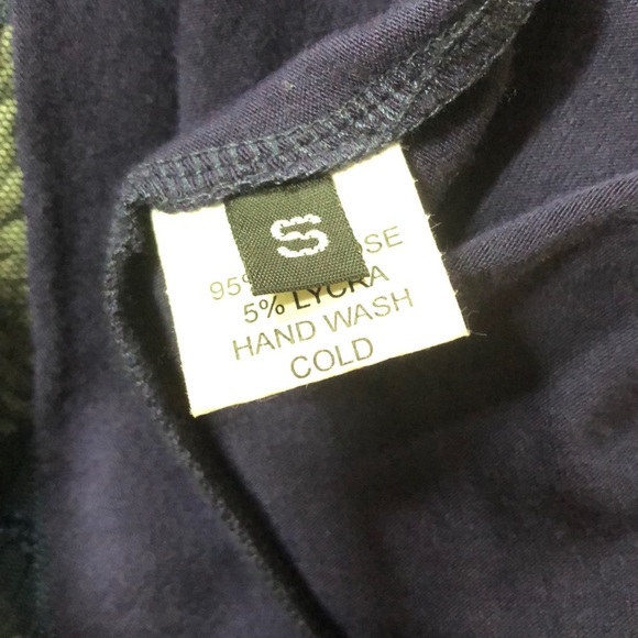 NWOT Navy Sheer Textured Flower Shift Dress, Small - Picture 8 of 15